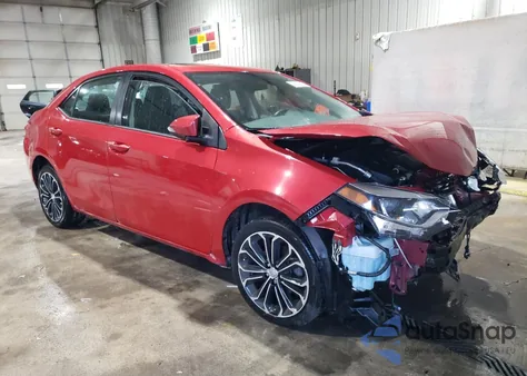 2014 Toyota Corolla L z USA, uszkodzony, nr VIN 2T1BURHE1EC084912
